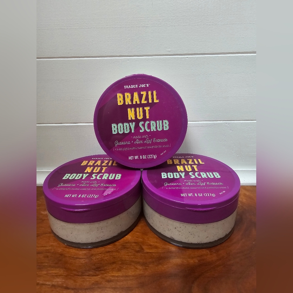 One Brazil nut body scrub